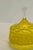 1950s Yellow Glass Apothecary Jar from Stelvia Empoli, Italy, 1950s For Sale - Image 5 of 10