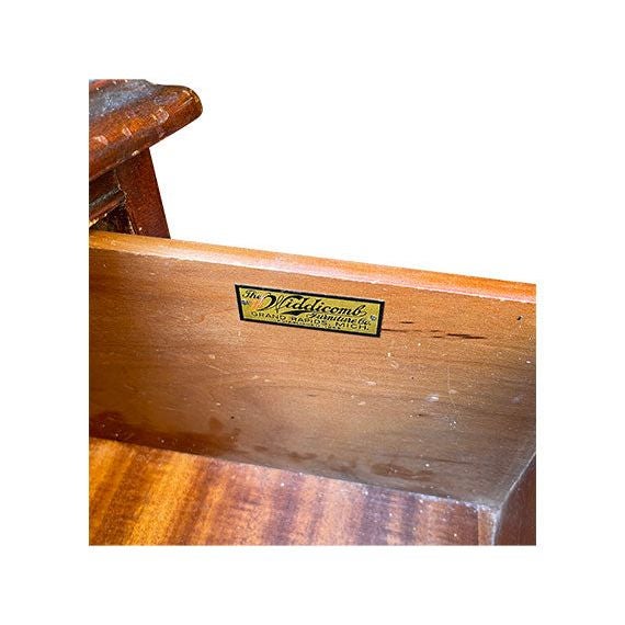 Widdicomb 48" Finished 4 Drawer Widdicomb Vintage Dresser For Sale - Image 4 of 4