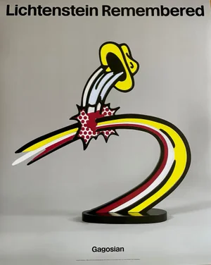 Roy Lichteinstein, Coup De Chapeau I, 1996, Poster Print