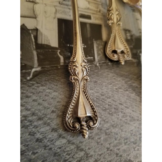 Late 19th Century Five Antique Old Colonial Sterling Citrus Spoons For Sale - Image 5 of 11