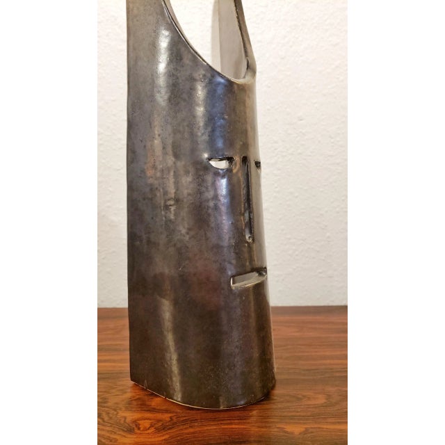 Devil Mask From Freiwald Art Pottery After Gio Ponti and De Poli For Sale - Image 9 of 12