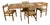 Mid-Century Modern Danish Teak 4-Seater Dining Table & Chairs from Gangso Mobler, 1970, Set of 5 For Sale