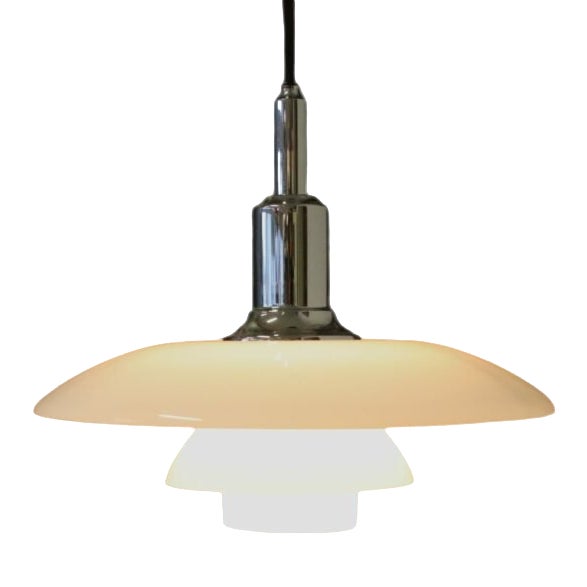 PH 3/2 Pendant in Opal Glass by Poul Henningsen for Louis Poulsen, 1970s For Sale