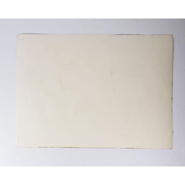 1988 Watercolor Painting of a City by Artist Virginia Brooks For Sale In Indianapolis - Image 6 of 7