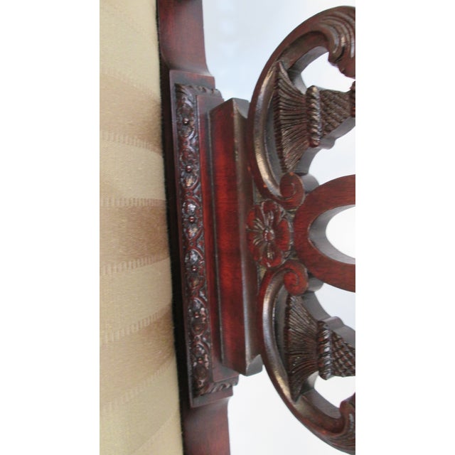 1940s Carved Chippendale Settee For Sale - Image 9 of 10