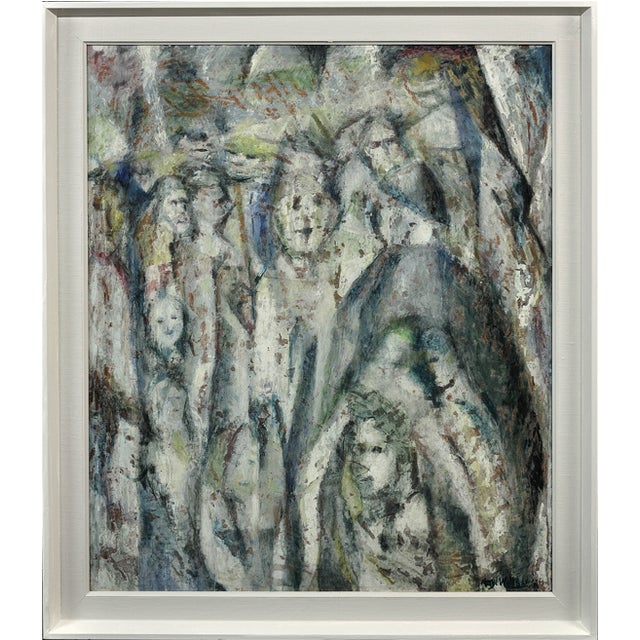 Meryl Watts, Enigma, Oil Painting, 1965, Framed For Sale