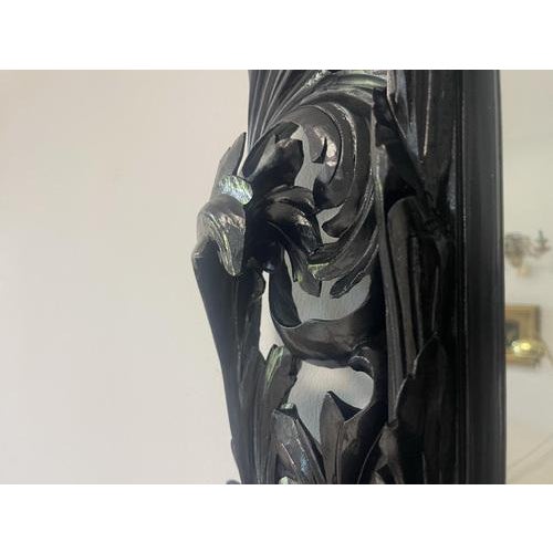 Florentine Mirror with Wood Carving For Sale - Image 11 of 18