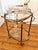 1950s Vintage French Brass Tea Trolley with Removable Tray and 8-Tier Bottle Holder, 1950s For Sale - Image 5 of 8