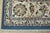 Fine Nain Rug 8'10'' X 12'3'' Blue Wool Traditional Hand-Knotted Oriental Carpet For Sale - Image 12 of 15
