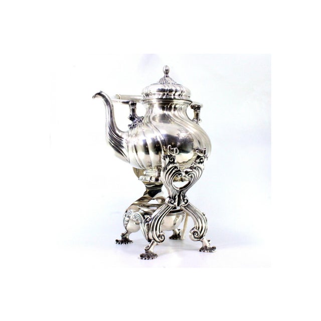 Silver Kettle with Fluted Reliefs, in Very Good conditions. Designed from 2000 This piece has an attribution mark, I am...
