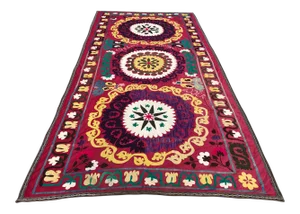 1975 Handmade Suzani Bedspread