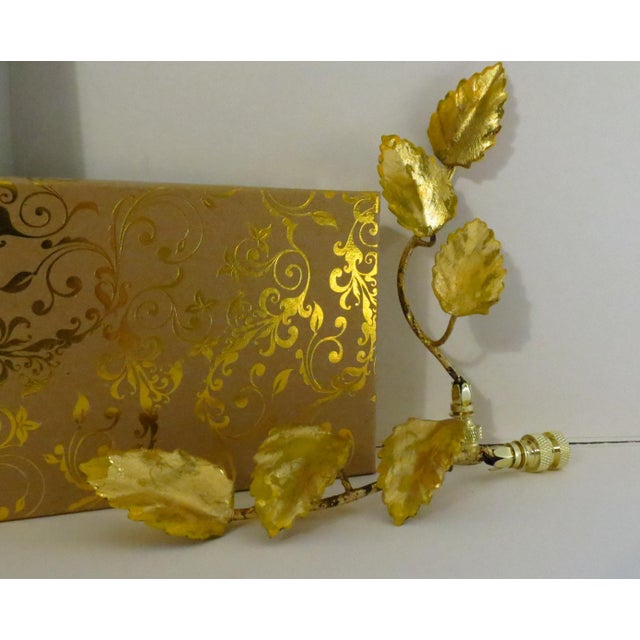 Look how any ordinary lamp can be transformed into a stunning visual focal point! Absolutely one of a kind vintage Italian...