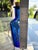 1970s Cobalt Blue Glass Apothecary Handle With Cork For Sale - Image 10 of 11
