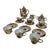 Gilt Fragonard Mocca Service from Versailles, Set of 15 For Sale - Image 9 of 9