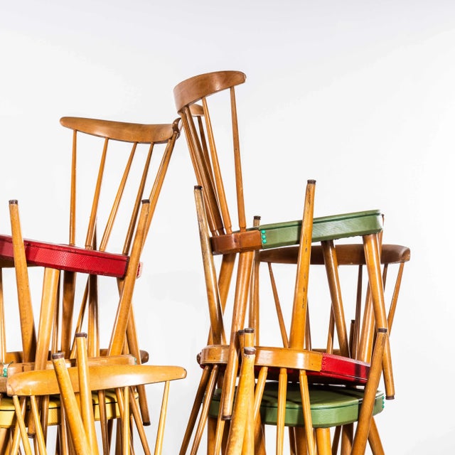 Upholstered Dining Chairs from Erco, 1950s, Set of 6 For Sale - Image 3 of 11