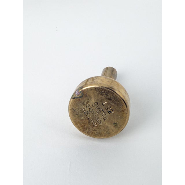 1950s Brass Mini Candleholders by Hans-Agne Jakobsson, Sweden, 1950, Set of 8 For Sale - Image 5 of 6