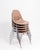 Metal Krueger Metal Products Fiberglass Stacking Chairs Taupe Sand Tan a Set of Seven For Sale - Image 7 of 15
