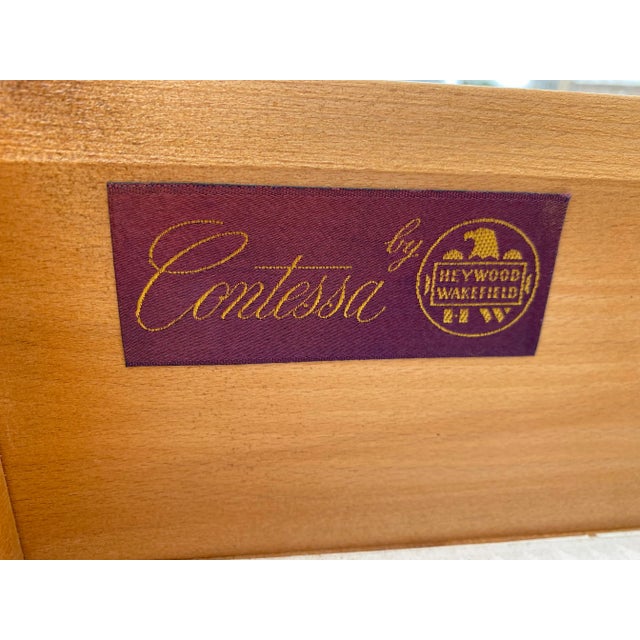 1960s Heywood Wakefield Contessa Series Lowboy Dresser For Sale - Image 5 of 11