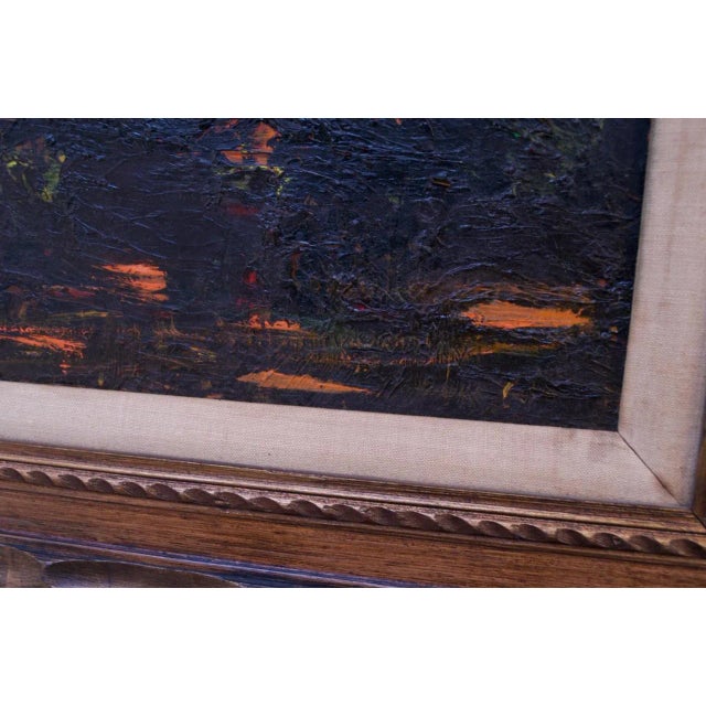 1960s Dorothy Funk Desert Landscape Oil on Canvas For Sale In New York - Image 6 of 9