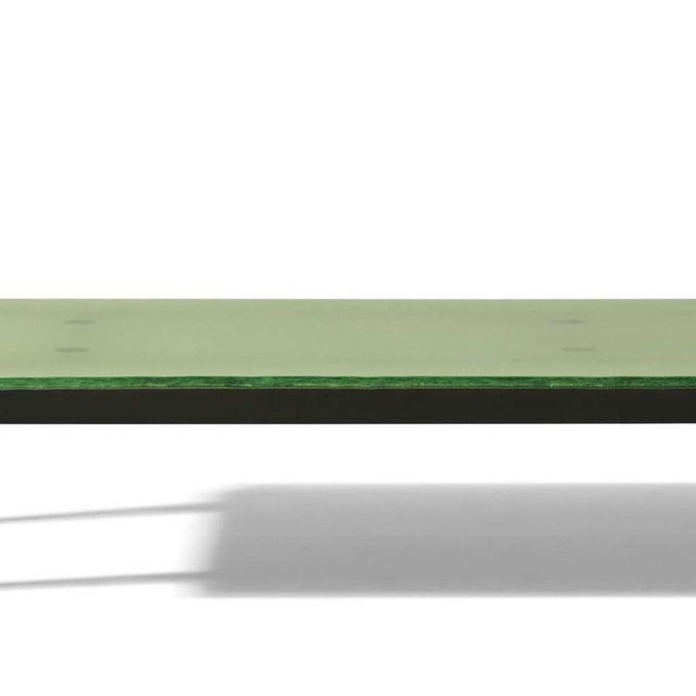 Antonio Citterio Esosoft Coffee Table, Aluminum & Fluted Glass, Italy attributed to Antonio Citterio For Sale - Image 6 of 13