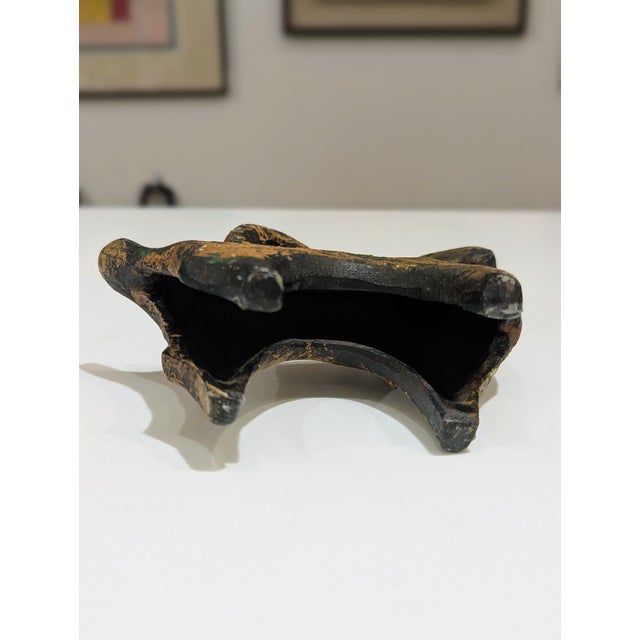 Bronze Ibex Sculpture, Archaic Revival, Mid-Century For Sale In San Francisco - Image 6 of 6