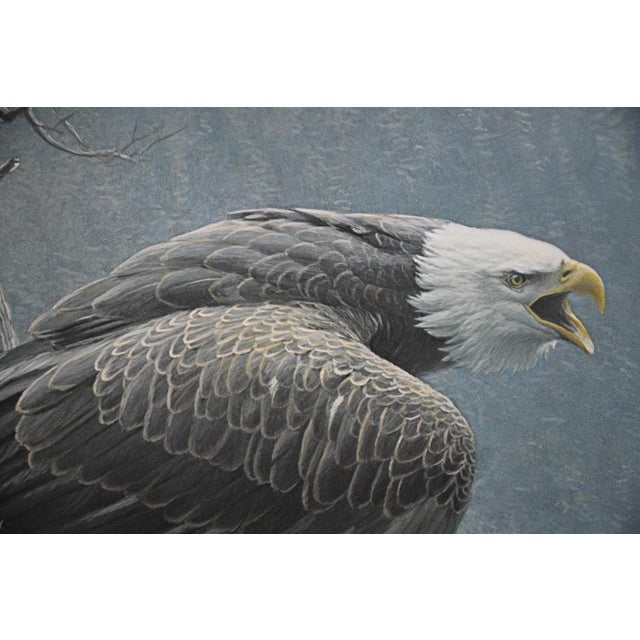 American Robert Bateman “The Air, the Forest and the Watch” Signed & Numbered Limited Edition Print (1989) For Sale - Image 3 of 11