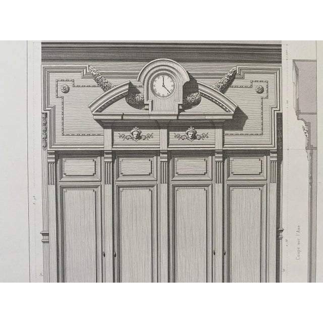 19th Century Cesar Daly French Architecture Engraving "Debit De Liqueurs" Matted For Sale - Image 4 of 9