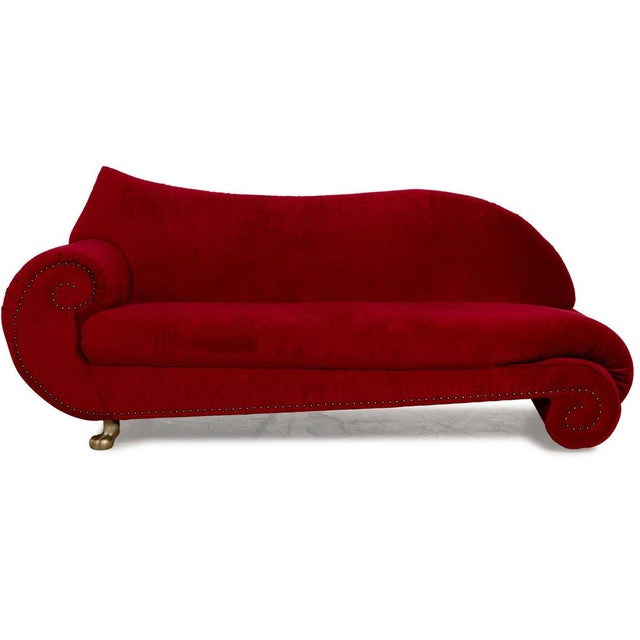 Gaudi 3-Seater Sofa in Red Velvet from Bretz For Sale - Image 9 of 9