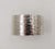 Metal Circa 1976 Napier Rhodium Plate Cuff Bracelet For Sale - Image 7 of 7