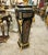 Make a bold statement with this luxurious oversized wood pedestal, exquisitely crafted with intricate gold leaf detailing,...