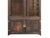 1980s Vintage Dark Brown Oriental Treasure Glass Doors Display Curio Stack Cabinet For Sale - Image 5 of 13