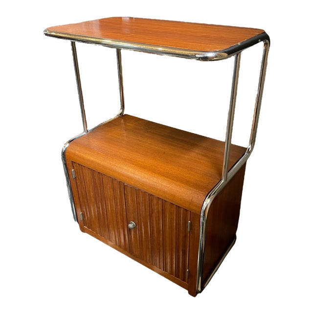 Modernist Art Deco Bauhaus Tubular Steel & Wood Sideboard, 1930 For Sale - Image 16 of 16