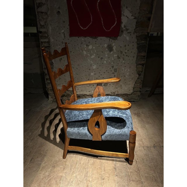 Mid-Century Modern Armchairs and Coffee Table by Paolo Buffa, 1950, Set of 3 For Sale - Image 3 of 11
