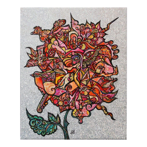Alexander Arshansky, "Flower of Love" Abstract Piece