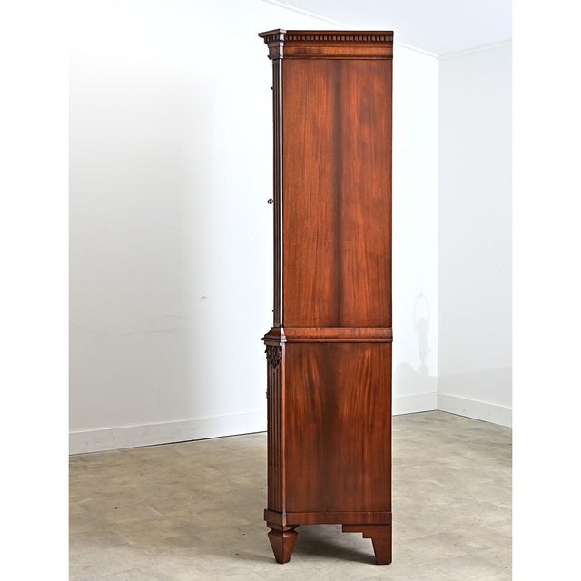 Brown 18th Century Dutch Louis XVI Style Mahogany Cabinet For Sale - Image 8 of 12
