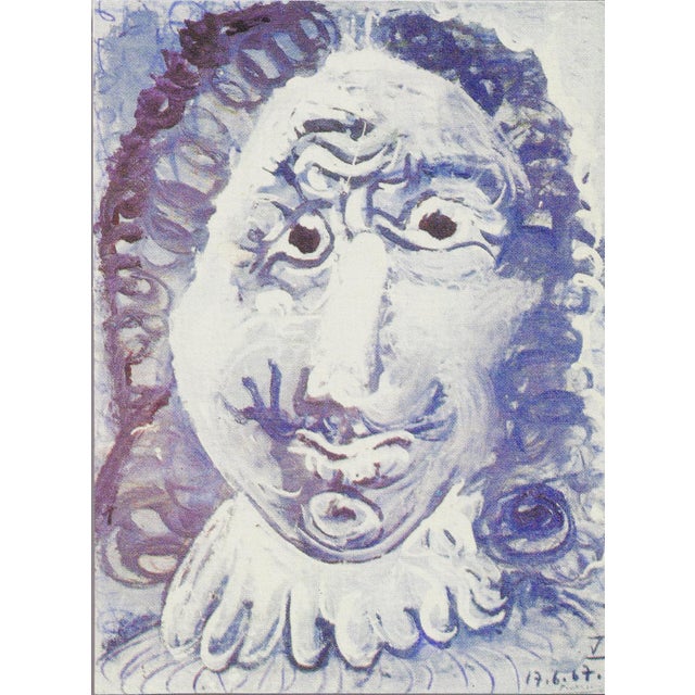 Set of 4 Vintage Pablo Picasso Tête De Mousquetaire Offset Lithograph Prints in Plexiglass Frames, 1960s For Sale In Miami - Image 6 of 10