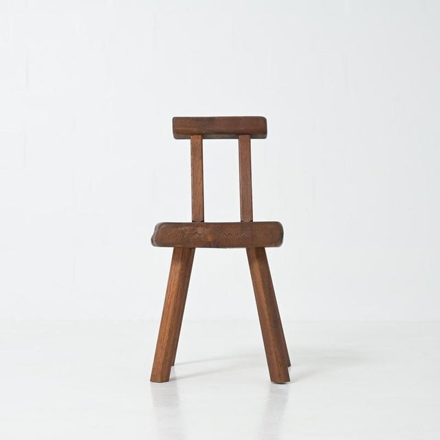 Brutalist Chair from Mobichalet, 1950s For Sale - Image 10 of 18