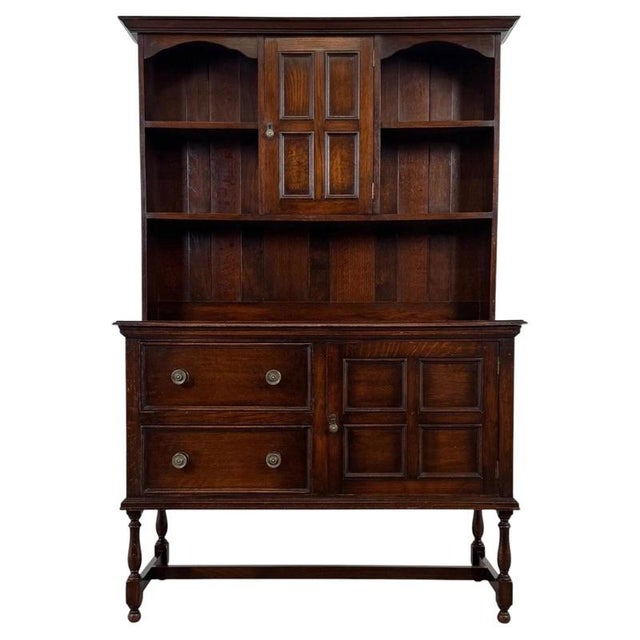 Early 20th Century English Oak Dresser For Sale - Image 13 of 13