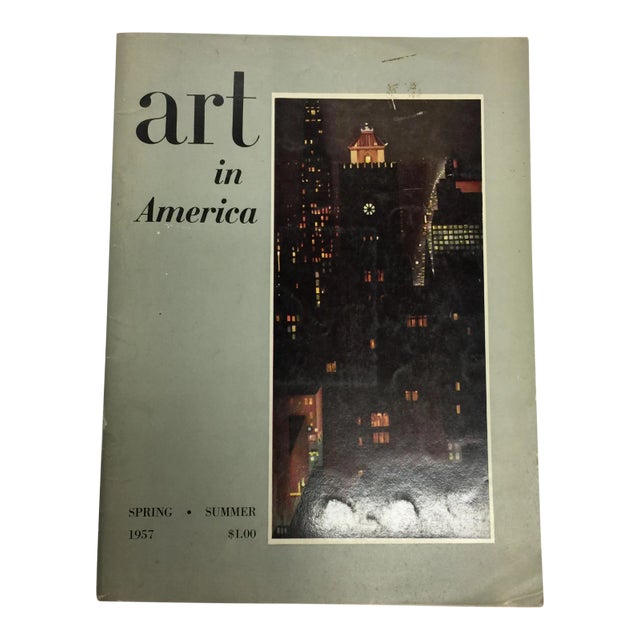 1957 Art in America Spring Summer O'Keeffe Cover For Sale