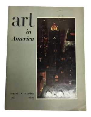1957 Art in America Spring Summer O'Keeffe Cover