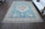 Persian 1960s Vintage Persian Handmade Wool Cotton Turquoise Area Rug For Sale - Image 3 of 11