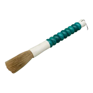 Contemporary Dark Blue Jade Abacus Calligraphy Brush