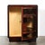 1940s Art Deco Directoire Style Walnut, Mirrored & Reverse Etched Detail Bar Cabinet For Sale - Image 5 of 18