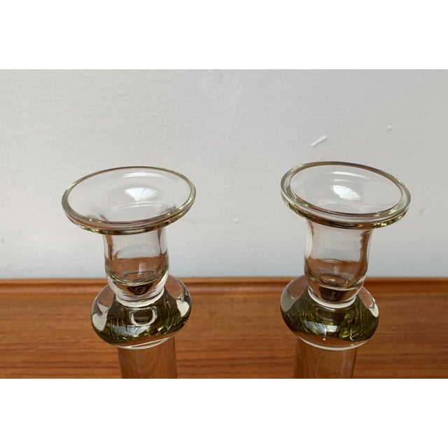 Vintage Glass Candleholder, 1970s, Set of 2 For Sale - Image 16 of 18