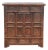 Antique Provincial 2 Door Rustic Asian Cabinet For Sale