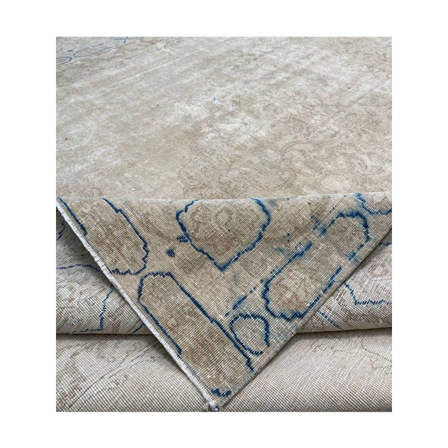 Traditional Vintage Persian Tabriz Area Rug 9x13 For Sale - Image 3 of 6