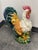 Cream Glazed Ceramic Rooster Sculpture, Large For Sale - Image 8 of 12