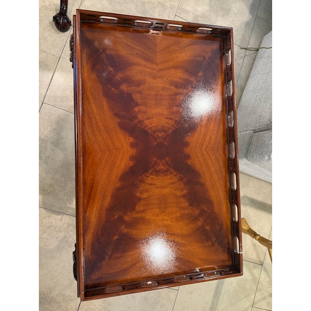 Wood Council Craftsman Mahogany Tea Table For Sale - Image 7 of 11