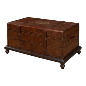 Leather Wrapped Trunk