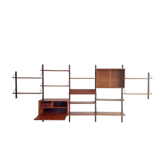 Vintage Royal System Wall Unit by Poul Cadovius, Denmark, 1960s For Sale - Image 3 of 14